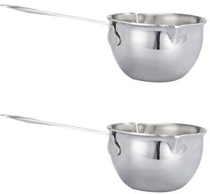 OQHAIR Piano Cottura Fuso Casa Turca Ml Multiuso Burro caffè Casseruola Schiuma Pentole da Cucina Latte Lungo Ristorante Utensili Non da Cucina Scaldino in Acciaio per Scaldino: Bastoncin