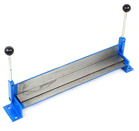 Table Folding Bench Cast Iron Sheet Metal Bending Clamp 460mm Swing Machine 90° Reinforced Device Manual Bender Square Swivel Angle for Clamping in The vice,Compression Shrinker