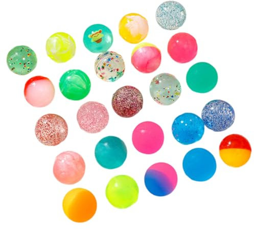 VICASKY 48stücke Bunte Springbälle Bouncy Bälle Party Favors Preise Geburtstage