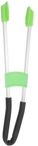 NIUSABOU Behinderte Handschellen, 2 Pcs Wurf Müll Grabber Reacher Zange Aluminium Pick Clips Wurf Clamp Clip Up Ordner
