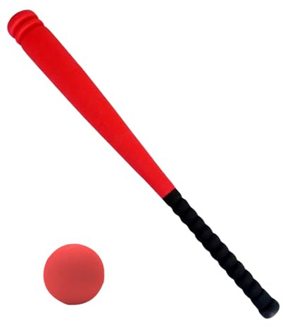 lazyfun Mazza da baseball in schiuma Set Rotondo per Bambini Bastone di Spugna Morbida Con Bambini Mazza Da Baseball