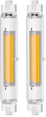 EIMOPE Lampada R7S LED 118mm Dimmerabile 30w, Lampadina LED R7S 118mm 30W equivalenti a 200W 300w Lampada Alogena, Bianco Naturale 4000K, 3000LM, 220V, Nessun Sfarfallio, Confezione da 2