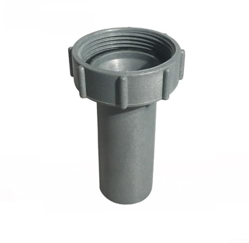 Raccordo per tubo di scarico con filettatura da 45 mm e attacco diritto da 31 mm per drenaggio lavello G1-1/2 pollici diametro interno PP