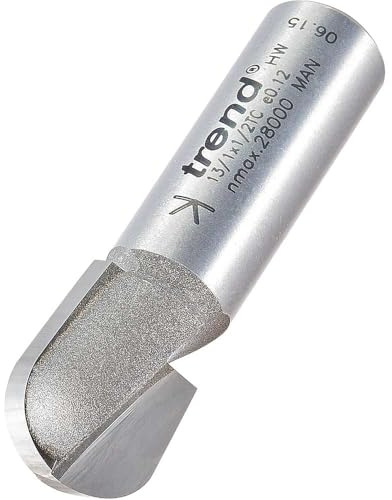 Trend 11/30X1/4TC Fasenfräser V-Nutfräser 45 Grad, silber