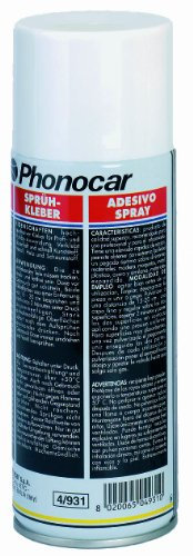 Phonocar 1096307 Spray Adesivo, 400mL, Grigio