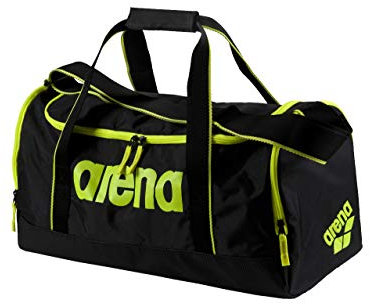 ARENA Unisex Sporttasche Schwimmtasche Spiky 2 Gross (Geräumig, Wasserabweisend, Schnelltrocknend, 51x23x26cm), Fluo Yellow (53), One Size