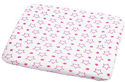 Odenwälder 26012 Wickelauflagenbezug Sterne Pink