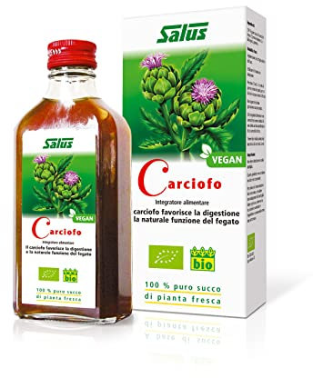 Salus puro Succo di Carciofo fresco - Integratore alimentare per favorire la naturale funzione digestiva e del fegato - 200ml