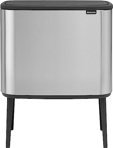 Bo Touch Bin, med 2 st Innerhinkar, 11 + 23 liter - Mattborstat Stål/F.P.P.