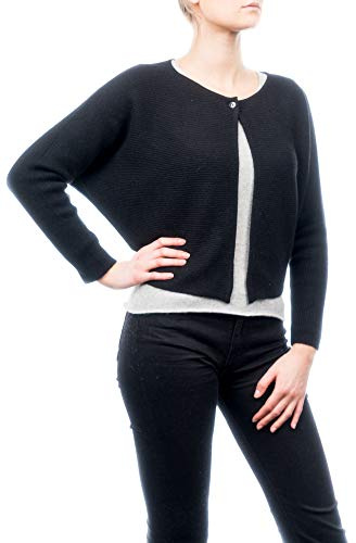 DALLE PIANE CASHMERE Cardigan Donna 100% Cashmere - Nero