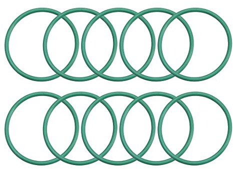 sourcing map 10 Stück O Ring 23mmx26mmx1.5mm FKM Dichtungsringe O-Ringe Fluor Gummi Öl Säure Unterlegscheiben für Industerie Maschinen Auto Reparatur Wärmebeständigkeit