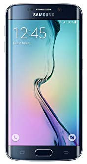 Samsung G925 Galaxy S6 edge Smartphone, 32 GB, Nero [Italia] (Renewed)