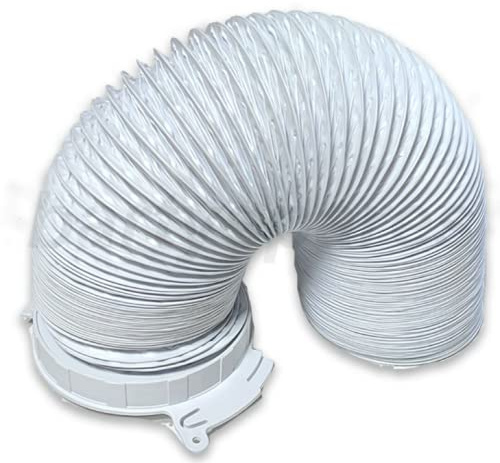 bartyspares Tumble Dryer Vent Hose & Adaptor Extra Long 2.5 metre Pipe Exhaust kit compatible with HOTPOINT