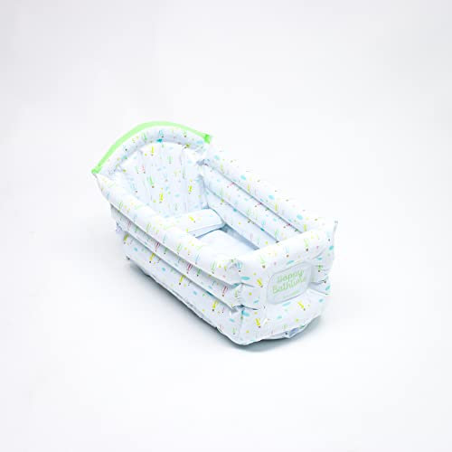 Plastimyr - Bañera Hinchable Bebé Sky | Bañera Portatil Bebe para Llevarla de Viaje, a la Piscina o a la Playa - Medidas 66x38x29,5 cm