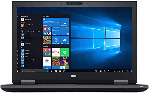 Dell Precision 7530, 39,6 cm (15,6 Zoll) FHD, 512 GB SSD, 32 GB RAM, Intel Core i7-8850H, NVIDIA Quadro P1000, Windows 10 Pro, (Generalüberholt)