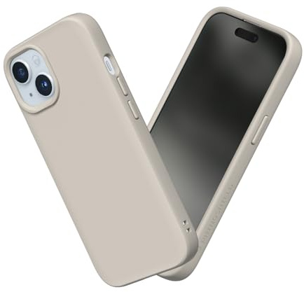 RhinoShield SolidSuit Hülle für iPhone 15 | Fallschutz nach Militärstandard, klassisches Design, schlankes Profil, minimalistischer Stil