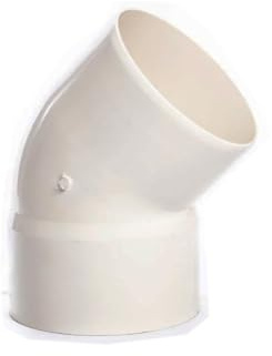 Curva 45° in pvc - Colore Avorio - Diametro 100