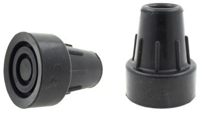 Ossenberg - 2 Stück Strapazierfähige Gummifuß 16mm für Krücken, Gehstöcke