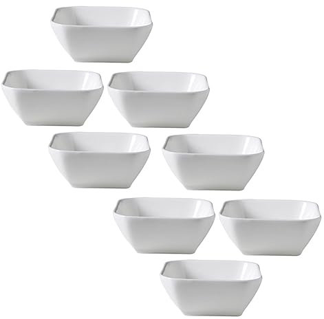 Cabilock 8st Dipschale Aus Keramik Keramik-sauce-gericht Sushi-sauce-gericht Gewürz Gericht Wurstzubehör Chip-dip-schale Aus Keramik Wurstschalen Dipschalen Sch? Tauchschale Haushalt Weiß