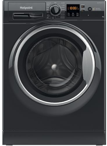 Hotpoint Anti-stain NSWM 846 BS UK 8 kg Washing Machine - Black