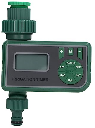 Temporizzatore Intelligente Irrigazione, Controller Timer Irrigatore Automatico Programmabile Rubinetti 3/4 Pollici, Temporizzatore Tubo Acqua Esterno per Prato Giardino, 1 Uscita
