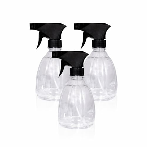 THE BELL Sprühflasche aus Kunststoff, Salon-Sprühflasche, 400 ml, ätherisches Öl, wiederverwendbar, Sprühflasche, Gartenarbeit, Pflanze, feiner Nebel, Küche, Badezimmer, Reinigung, Reisen, Party,