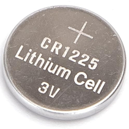 Pila de botón CR1225 de 3V, 2 Unidades, Larga duración, Adecuada para Relojes, calculadoras y Dispositivos electrónicos pequeños.