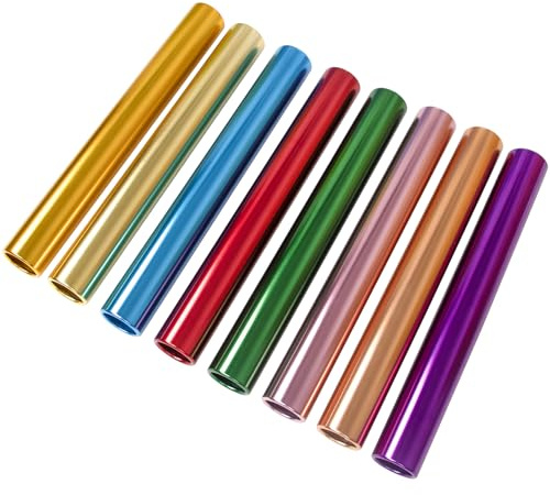 Supvision Aluminum Relay Batons 8 Piece Set, Durable Lightweight for Sports Teams Suitable for Athletes Seeking High-Performance Equipment in Outdoor Activities