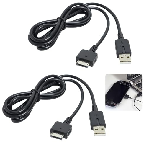 Greacesrio Datenkabel Ladegerät kompatibel mit PS Vita 1000, 1,2 m / 3,9 FT USB Datenkabel für PS Vita
