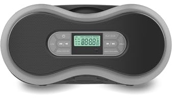 Core Innovations Portable Bluetooth CD Boombox with Digital FM Radio