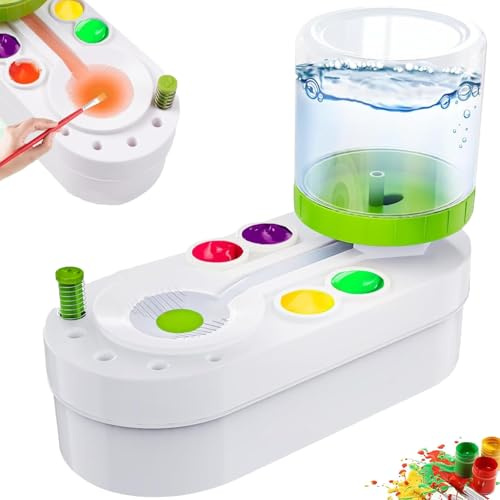 Nettoyeur de Pinceau Acrylique et Peintures à Base d'Eau, Rinceur de Pinceaux