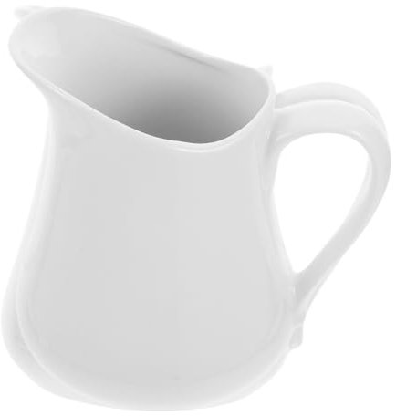 MUCKLILY Pichet à Lait Céramique Blanc Cuisine Domestique Et Service De Thé Polyvalent