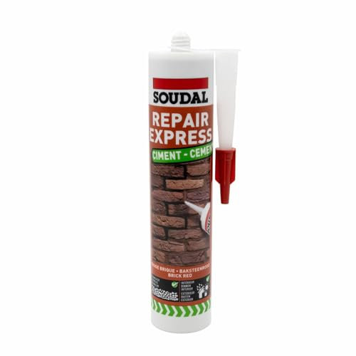 Soudal Repair Express Cement Arylic Polymer Textured Sealant - Brick Red