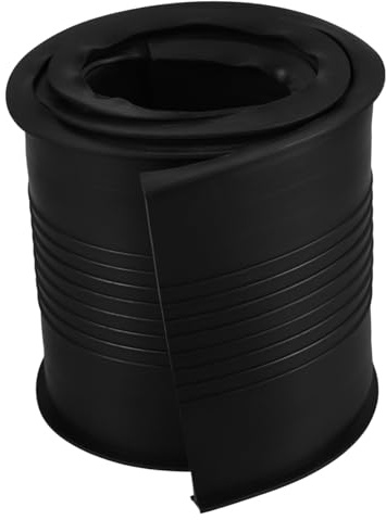 GARVALON Kit de Sello Inferior para Puerta de Garaje Goma Puerta Garaje Epdm Negro Fácil de Instalar Bloquea Lluvia Reduce Ruido para Ventanas