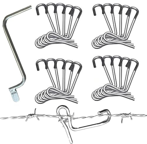 Tendifilo Per Recinzione - Clip Tendifilo | Strumento Per Torcere Fence Ŵire, Riparazione Di Recinzioni Per Carichi Pesanti Da 1 Pezzo | Tenditore Per Manutenzione E Installazione Di Recinzioni In Ret