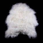 Islandés Alfombra De Piel De Oveja Natural blanco grande