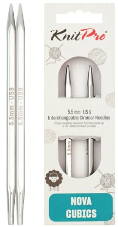 KnitPro Nova Cubics Austauschbare Nadelspitzen 4 (10cm) | 5,5mm