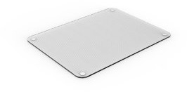 Pebbly 99-14TRAMID Planche Multifonction Verre Rectangulaire Transparente 30 x 40 cm