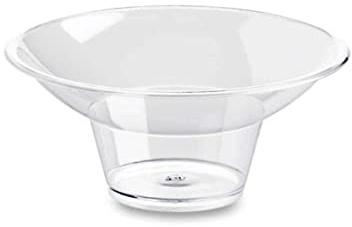 PZ 100 COPPETTA GRANDE 200 CC PER YOGURT + COPERCHIO DESSERT DOLCI MOUSSE SEMIFREDDI TRASPARENTE ALTA 5,30 CM