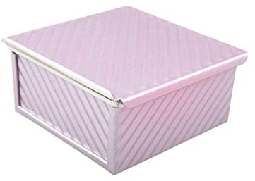 ZHANGXIAO Stampo per Pane, Toast Box 230g Usato for Rendere Pane Torta Dolce Anti-Aderente con Copertina Cottura al Forno (Dimensione : 13×13×6.5cm)