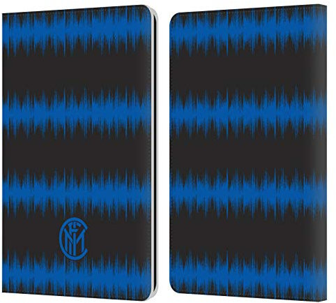 Head Case Designs Officially Licensed Inter Milan Audio Wave Graphics Leather Wallet Case Compatible With Kindle Paperwhite 1/2 / 3
