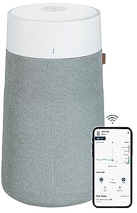 Blueair Blue Max 3250i Smart WiFi Air Purifier, HEPASilent Combination Filter Up To 48m² Rooms Removes 99.97% Pollen, Dust, Mould, Bacteria, Viruses | Activated Carbon Reduces VOCs, Odours