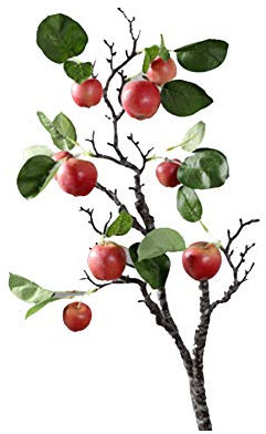 TONGTONG 1 bouquet de branches de pommier artificielles pour maison, bureau, salon, fête de mariage, jardin, style pastoral, décorations créatives douces #10