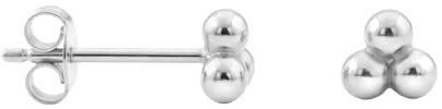 SOFIA MILANI - Damen Ohrringe 925 Silber - Kugel Ohrstecker