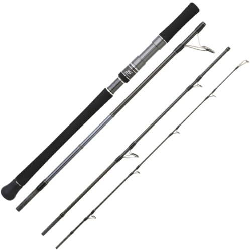 Hearty Rise Skywalker Popping Rute 2,40m 20-100g - Reiserute zum Hochseeangeln, Meeresrute für GT & Thunfisch, Bootsrute