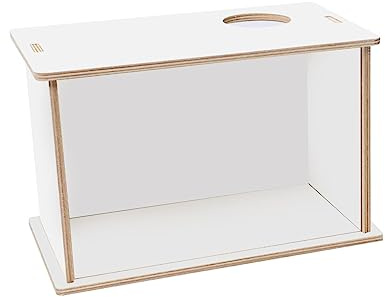 Fonowx Hamster Digging Box, Hamster Sand Bath Box, Hamster Sand Bath Container, Shower Room, Habitats for Mice Lemming Gerbils Hamster Toilet hamster litter box, 25cmx15cmx15cm
