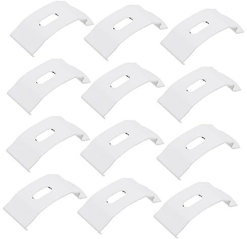 STOBAZA 60pcs Vertical Blind Repair Tabs Curtain Accessory Parts Fixed Plates for Blinds Repair Fittings Hooks for Curtain Rod