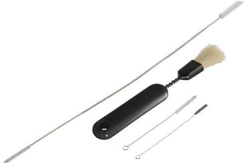 Hama, Xavax Lot de 4 brosses de Nettoyage pour cafetières automatiques avec Brosse, Brosse à Tuyau
