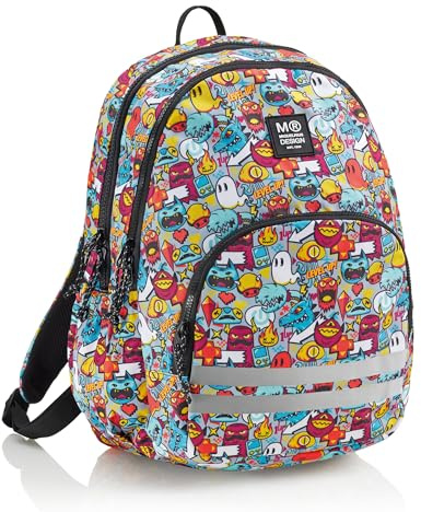 Miquelrius Oslo Level Up Dreifach-Rucksack, 41 x 28 x 16,5 cm, recycelt