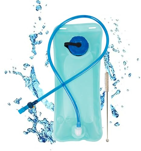 AYNKH 2L Trinkblase, auslaufsicherer Wasserbeutel, BPA-frei, Wasserspeicher mit isoliertem Schlauch für Outdoor, Laufen, Radfahren, Wandern, Camping